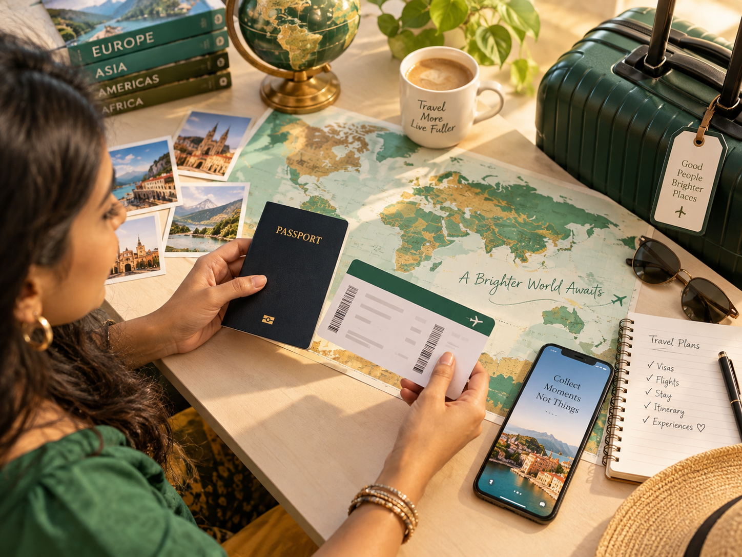 International travel planning and visa support